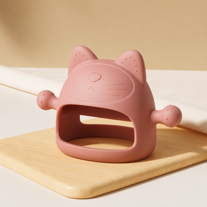 LittleSoul Silicone Kitten Teething Glove
