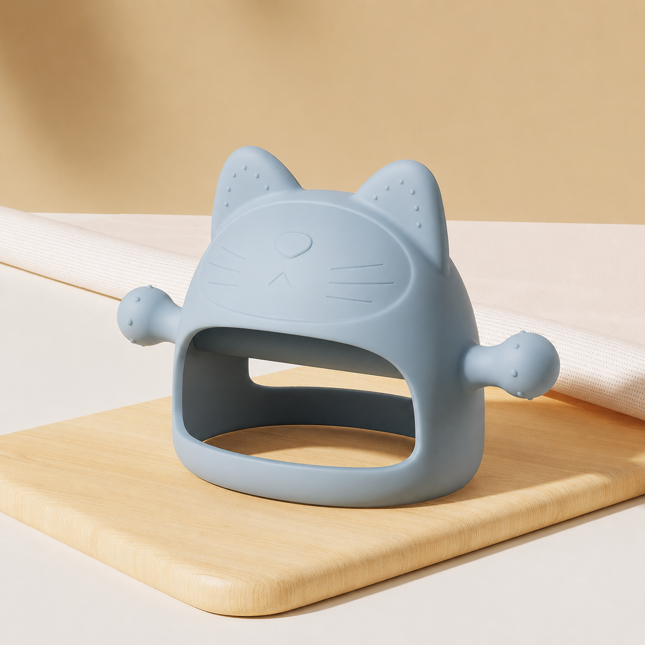 LittleSoul Silicone Kitten Teething Glove