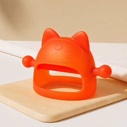 LittleSoul Silicone Kitten Teething Glove