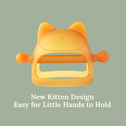 LittleSoul Silicone Kitten Teething Glove